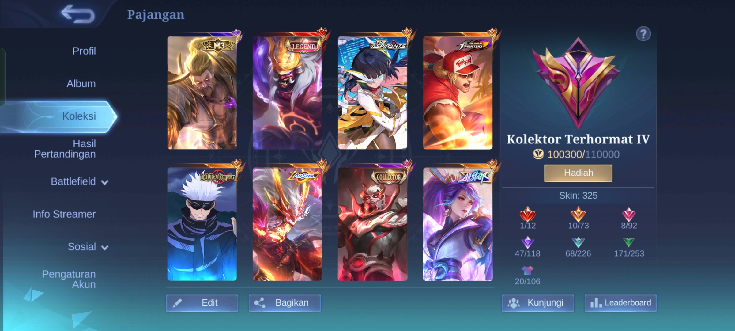 Akun mobile Legend foto 2